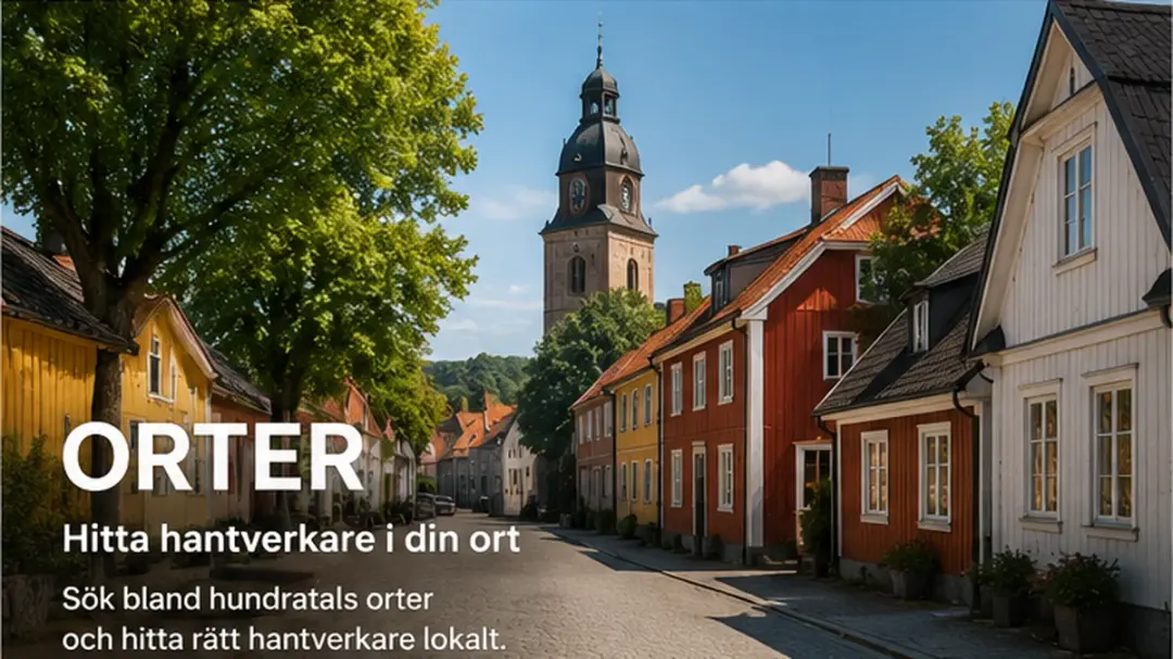Hitta hantverkare i din ort